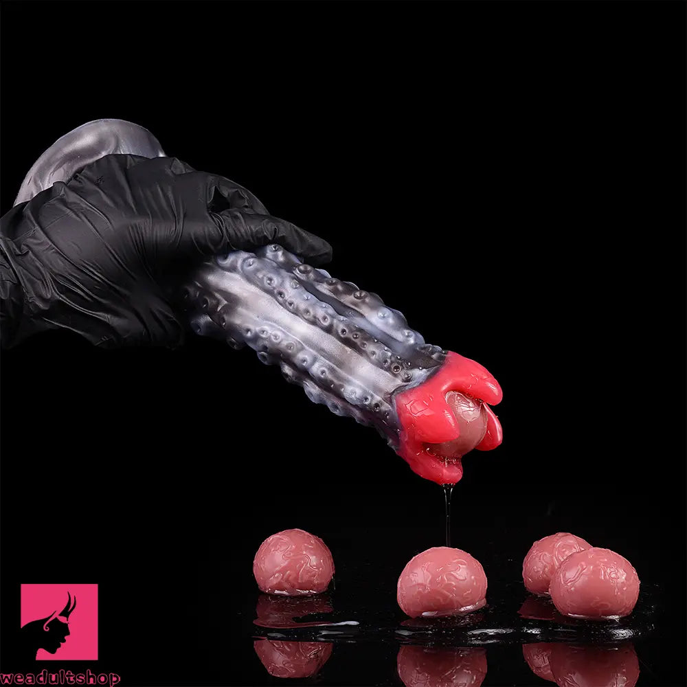 9.92in Tentacle Ovipositor Egg Laying Inflatable Dildo For Cock Masturbation