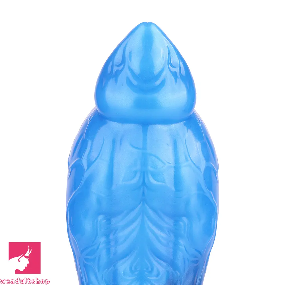 8.46in Animal Knot Double Density Silicone Soft Big Dildo For Pleasure