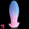 4.52in-8.66in Luminous Soft Luminous Glowing Dildo Prostate Anal Plug
