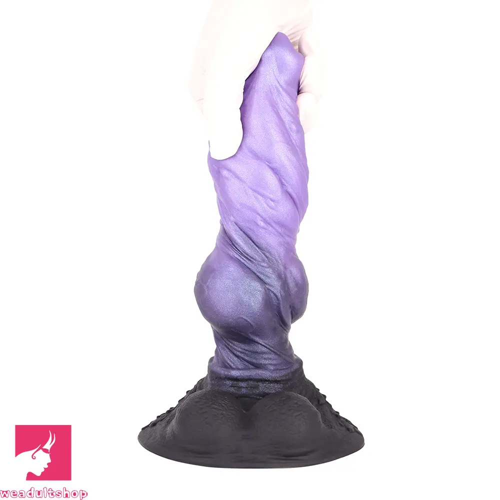 9.76in Monster Silicone Knot Ultra Soft Dildo For Couple G Spot Stimulator