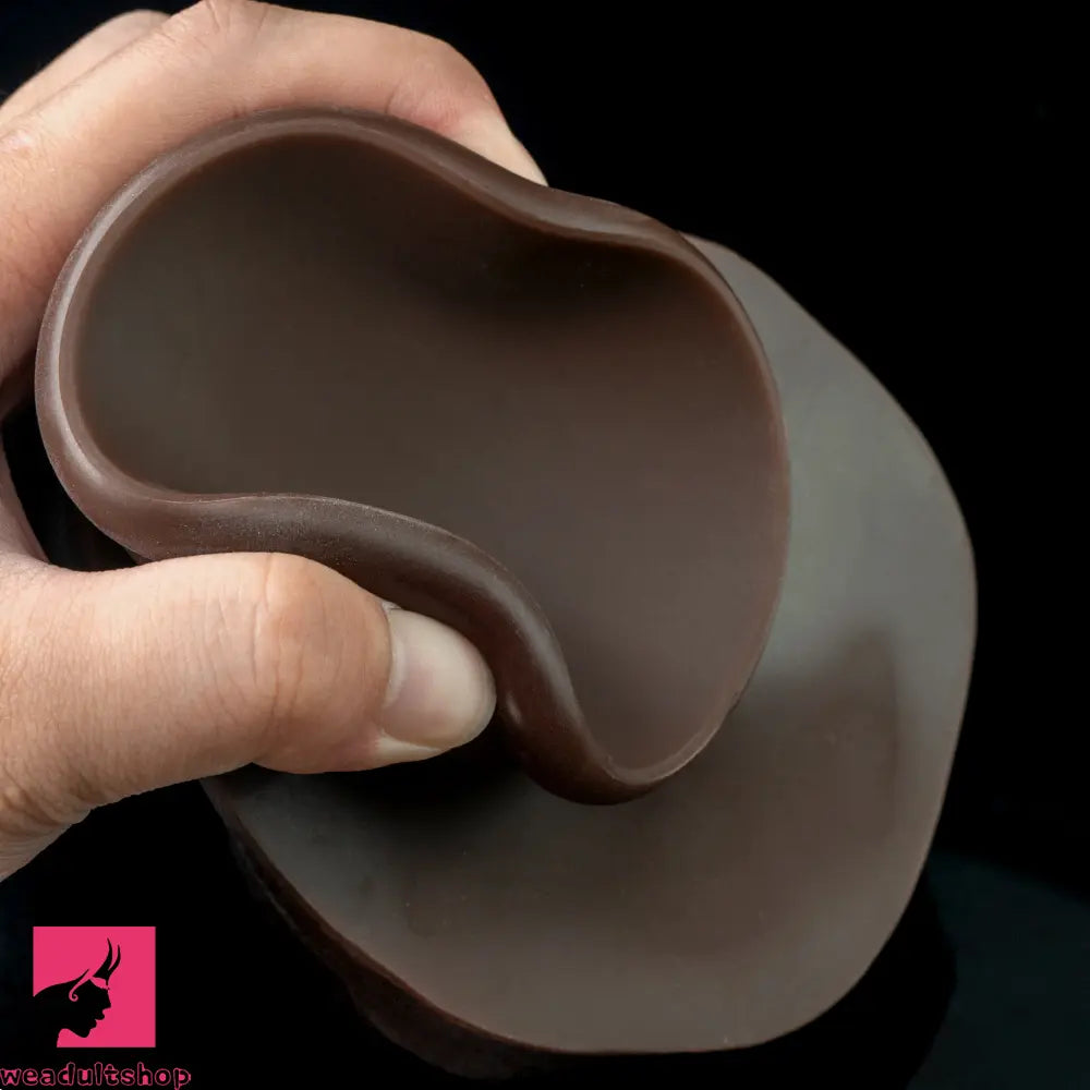 7.48in 8.46in 10.03in 11.22in Real Curved Silicone Strap on Dildo Penis Toy