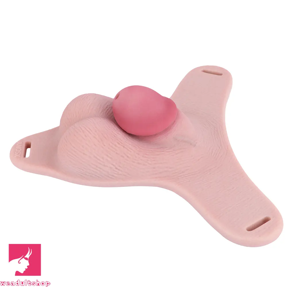 3.34in Real Hollow Chastity Cage Dildo For Prostate Hands-free Using Sex