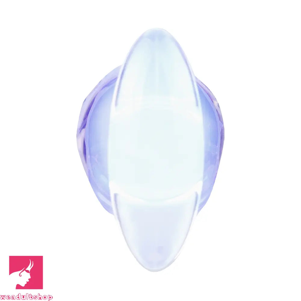 5.63in Luminous Silicone Anal Beads Dildo Anal Cock Toy With Anchor