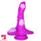 7.08in 9.05in Uncut Big Monster Animal Soft Silicone Luminous Clit Dildo
