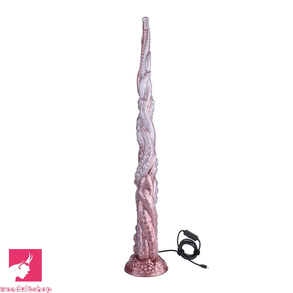 25in Tentacle Huge Long HD Camera Dildo Silicone Adult Toy Anal Stimulation