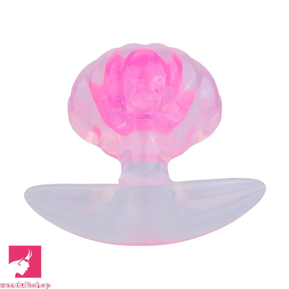 3.27in 3.86in Silicone Butt Plug Dildo Vaginal Massager & Anal Stimulator