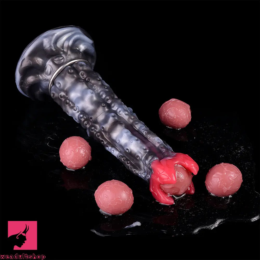 9.92in Tentacle Ovipositor Egg Laying Inflatable Dildo For Cock Masturbation