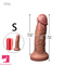 7.08in 8.85in 11.02in 12.79in Thick Soft Big Double Layer Silicone Clit Dildo