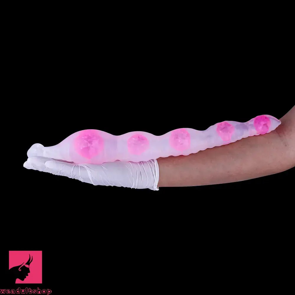 18.9in Silicone Huge Long Anal Beads Dildo Prostate Massage Cock Toy