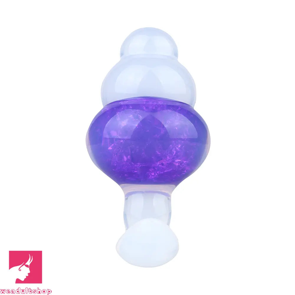 4.53in Luminous Silicone Anal Beads Dildo Anal Love Toy For Women Clit