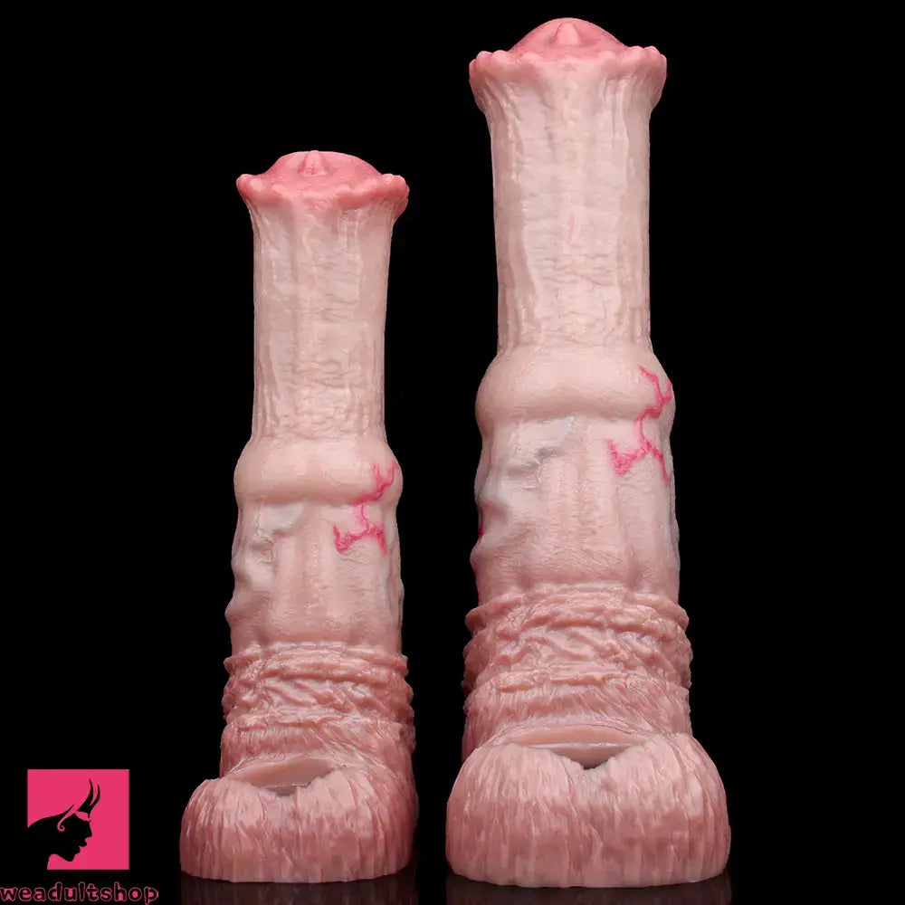 6.1in 7.71in Horse Penis Dildo Sleeve Realistic Skin Stem Pulse Cock Sleeve