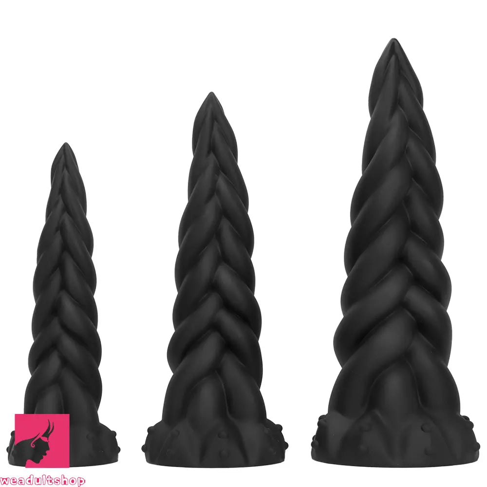 11.81in 13.77in 16.14in Extra Large Long Liquid Silicone Twist Soft Dildo