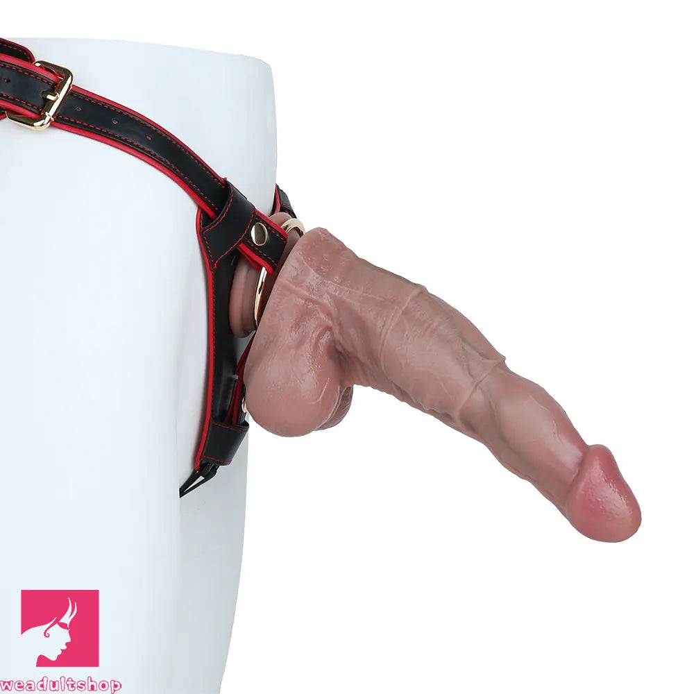 10in Real Soft Silicone Strap on Big Ejaculating Dildo Couples Holiday Gift