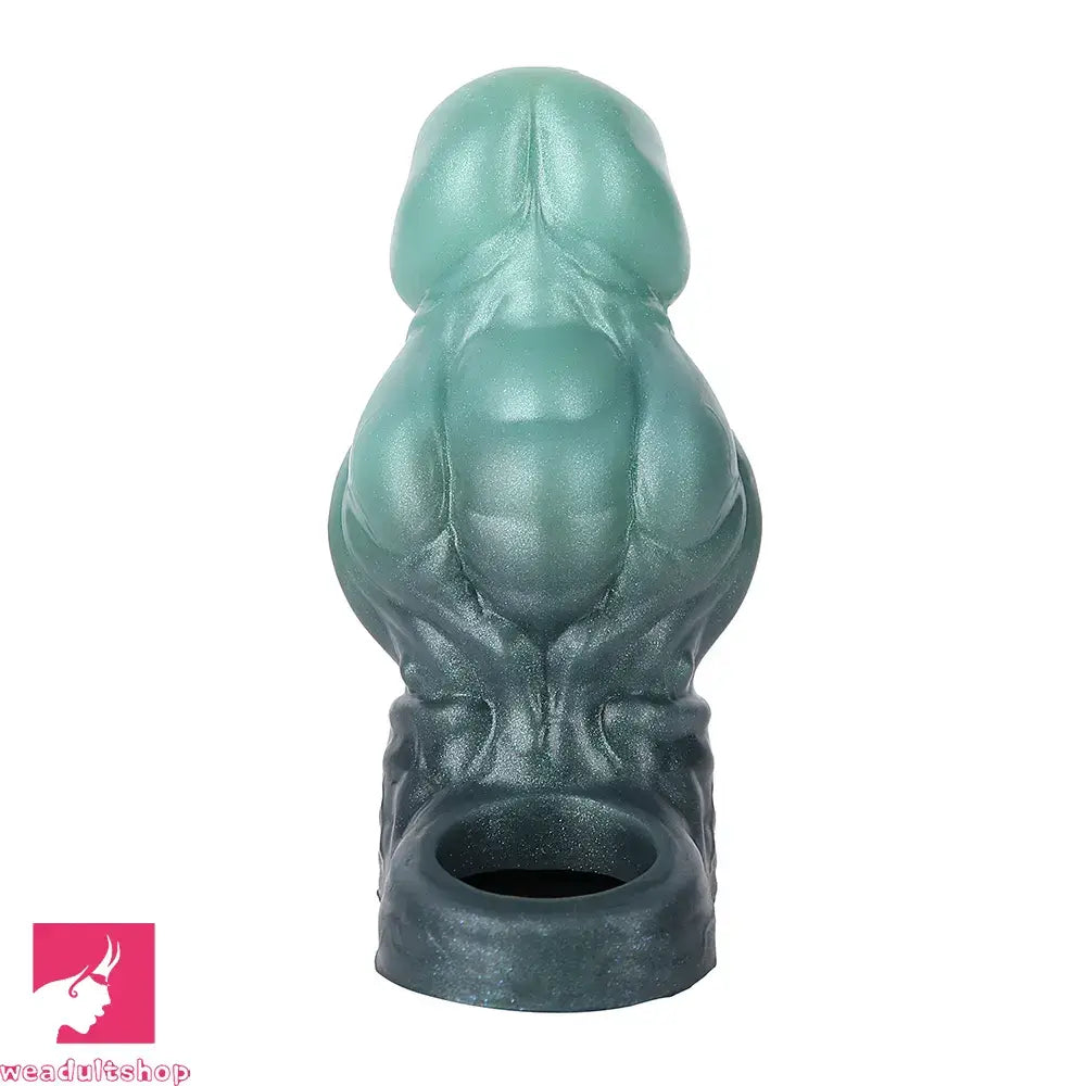 4.6in 5.62in 6.49in Silicone Knot Penis Dildo Sleeve For Women Men Couples