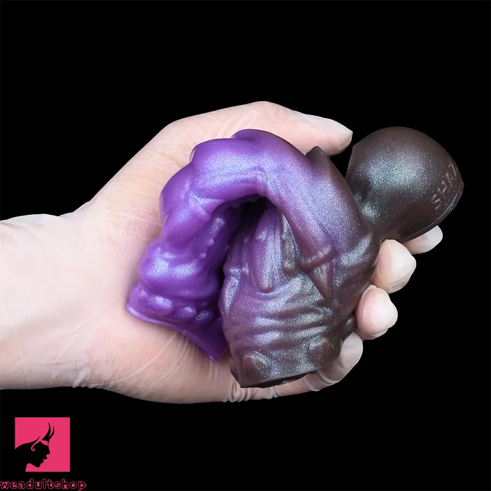 5.66in Dragon Spiked Beast Creature Fantasy Hollow Cock Dildo Sleeve