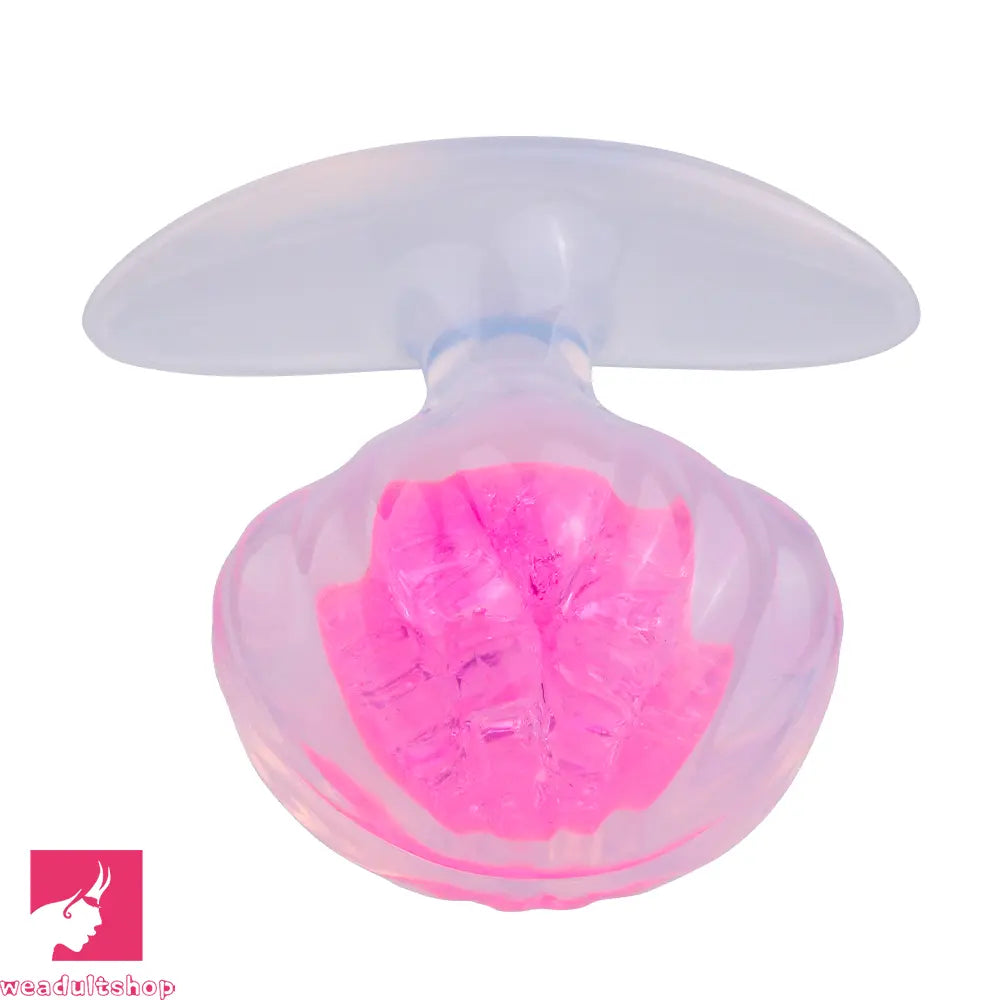 3.27in 3.86in Silicone Butt Plug Dildo Vaginal Massager & Anal Stimulator