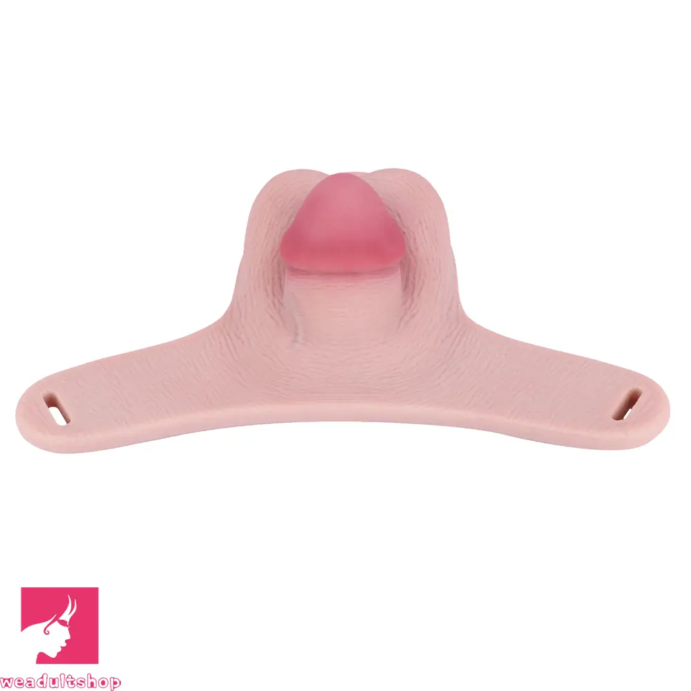 3.34in Real Hollow Chastity Cage Dildo For Prostate Hands-free Using Sex