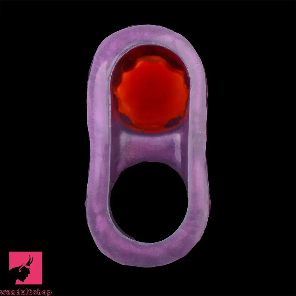6.85in Warhorse Silhouette Real Melt Mark Texture Cock Dildo Sleeve