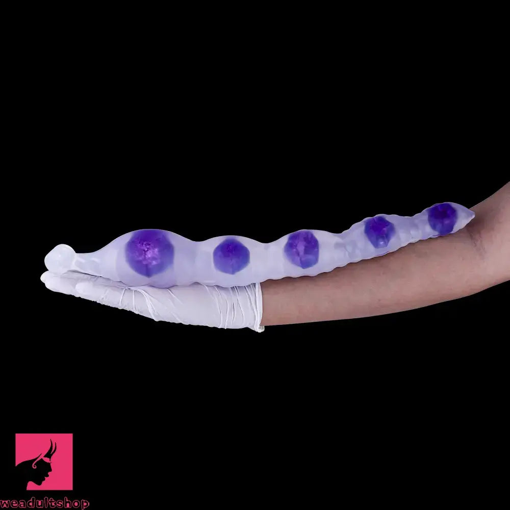 18.9in Silicone Huge Long Anal Beads Dildo Prostate Massage Cock Toy