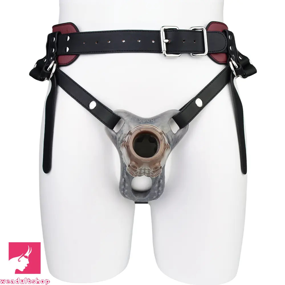 4.02in 4.76in 6.06in 6.69in Tentacle Strap on Hollow Penis Sleeve Dildo