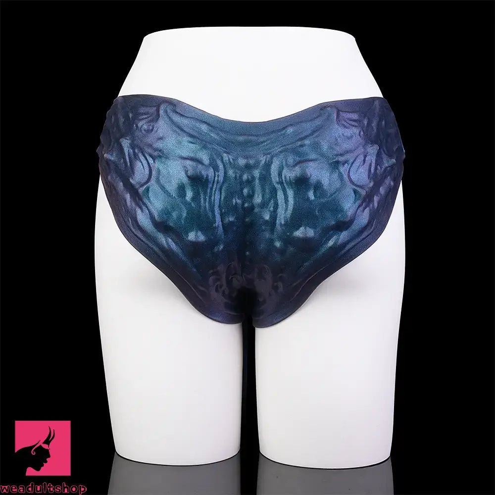 11.02in Horse Cock Hollow Soft Dildo Leather Panty Animal Penis Sheath