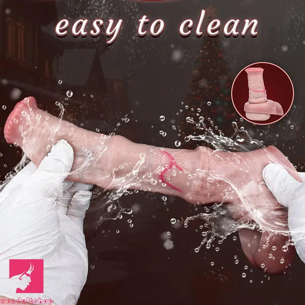 5.74in 6.92in Horse Cock Dildo Sleeve Real Skin Sleek Intimate Love Toy