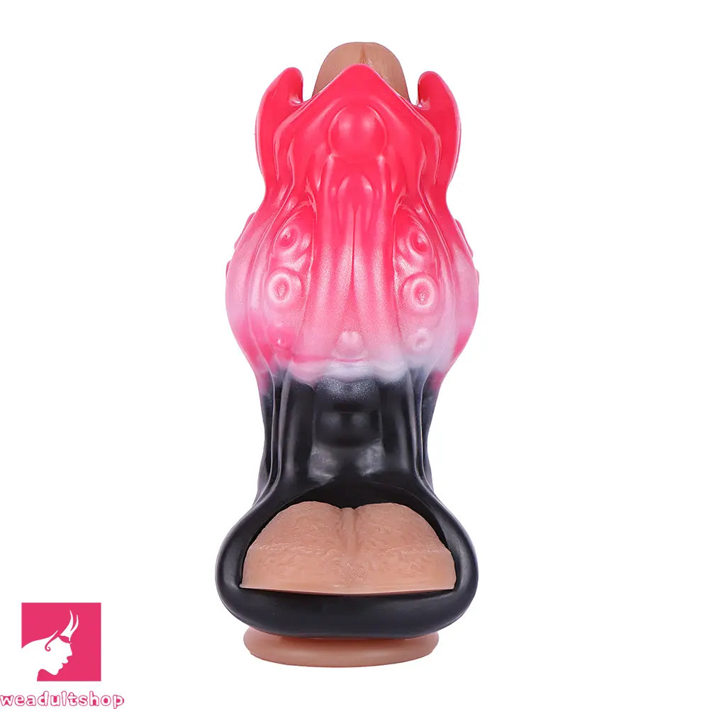 4.4in 5.11in 5.86in Fantasy Tentacle Silicone Dildo Sleeve Crown Top Quality