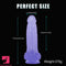7.87in Realistic Penis PVC Skin Feel Phallus Skin Sex Toy For Women