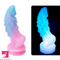 8.66in Luminous Soft Dragon Glowing Dildo Silicone Sex Toy For Prostate