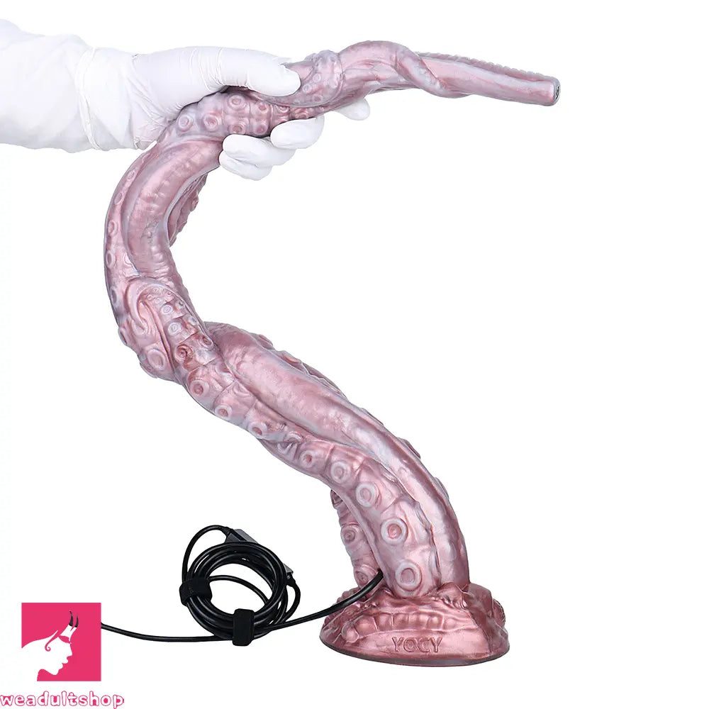 25in Tentacle Huge Long HD Camera Dildo Silicone Adult Toy Anal Stimulation