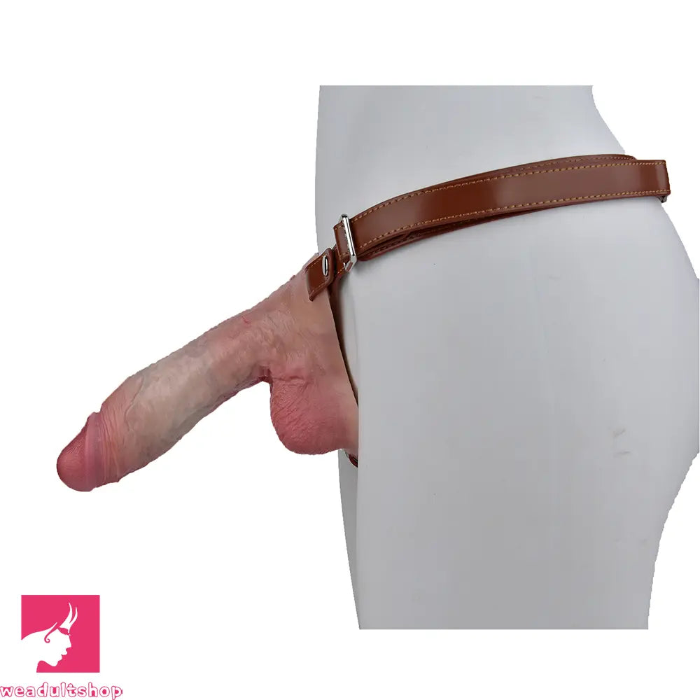 6.1in 8.46in Ultra-Stable Safe Strap on Dual Density Silicone Solid Dildo Relax Toy