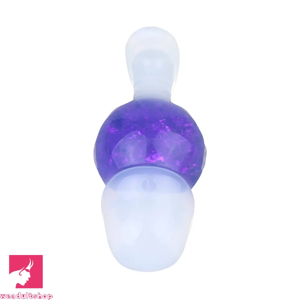 4.96in Luminous Silicone Anal Beads Dildo Anal Sex Toy For Adult Cock