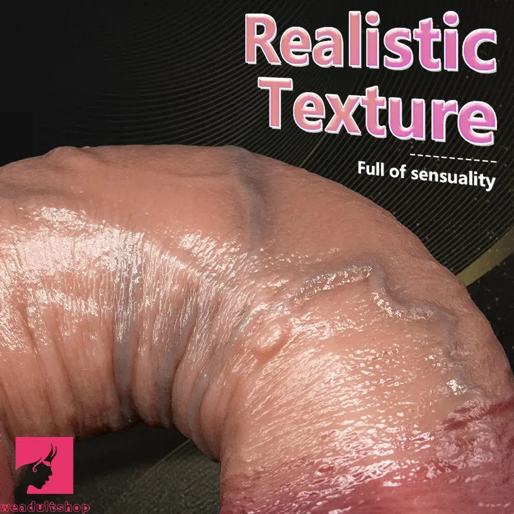 7.08in Fantasy Realistic Strap on Silicone Dual Layer Dildo For Women