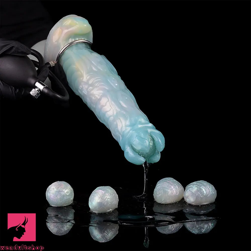9.52in Ovipositor Egg Laying Inflatable Dildo Soft Masturbator Adult Cock