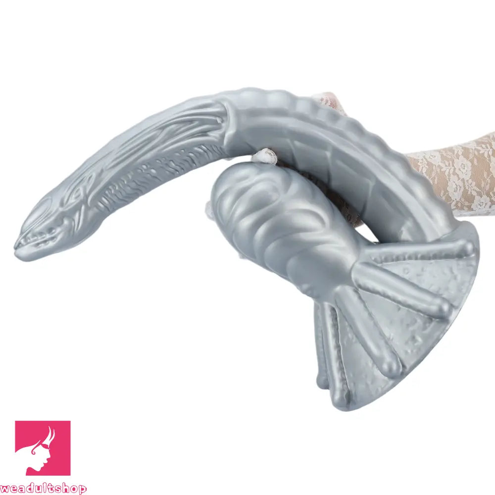 11.81in 17.7in Dual Ended Alien Anal Plug Soft Fantasy Dildo Anal Massage Dilator