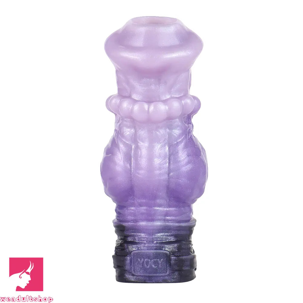 4.44in 6.06in 7.32in Horse Cock Dildo Sleeve Odd Spiked Knot Creature Sleeve