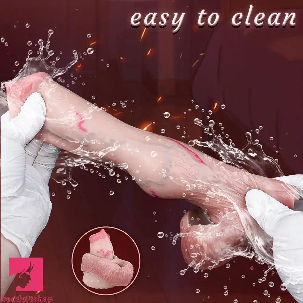 5.74in 6.53in 7.16in Realistic Dog Dildo Sleeve Enhance Intimate Love Toy