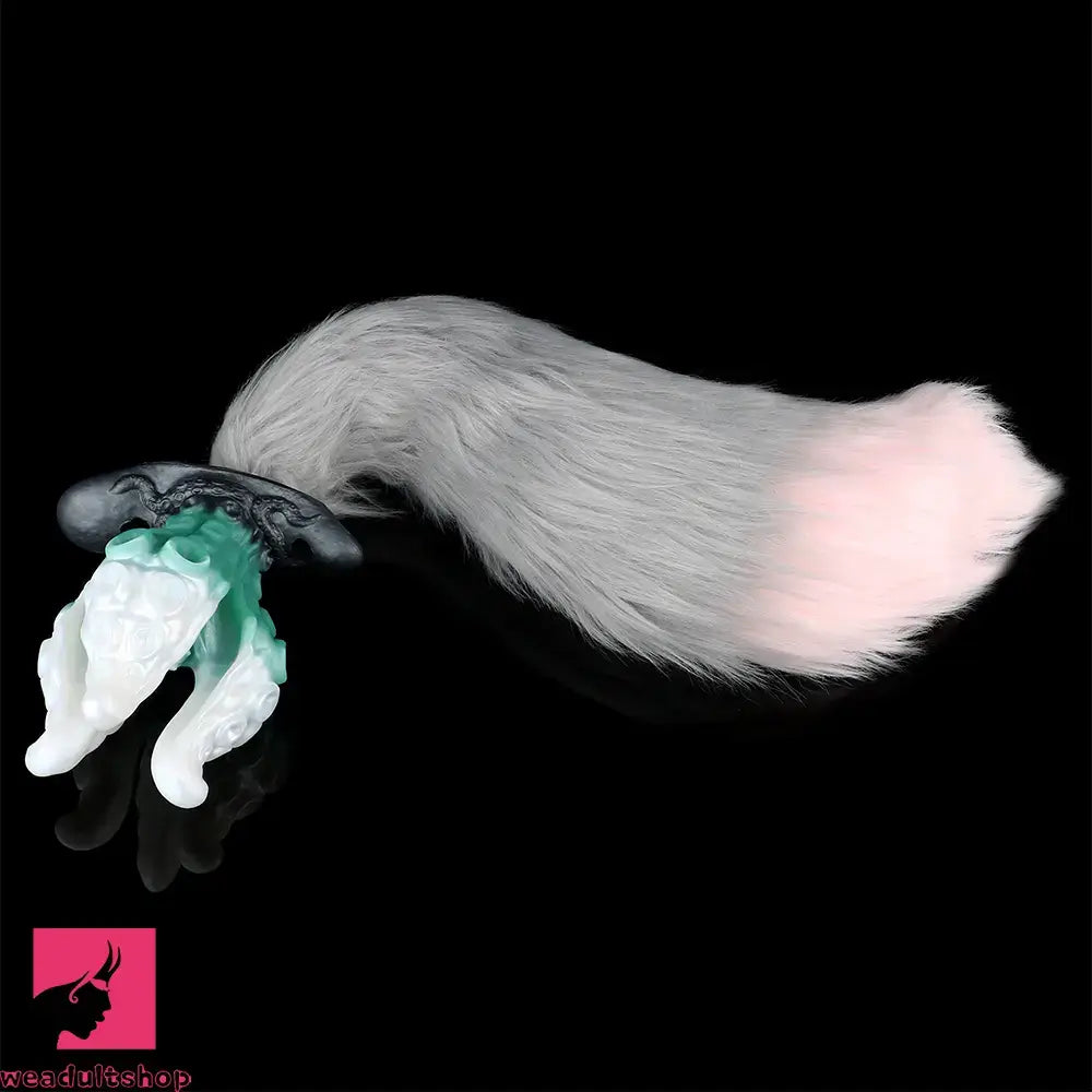 4.25in 5.15in 6.22in Odd Anchor Strap on Vibrating Mouth Gag Tentacle Dildo