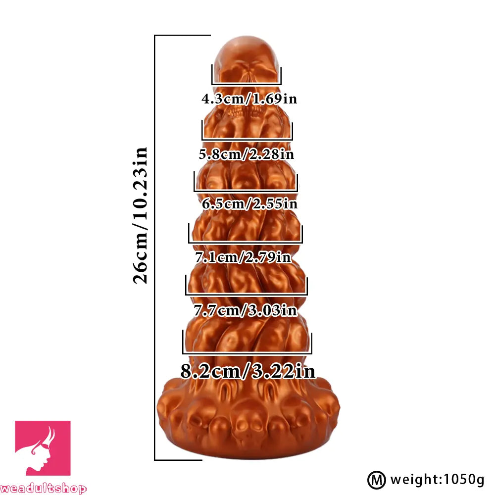 7.87in 10.23in 12.59in Scary Huge Fantasy Butt Plug Dildo Sex Toy Masturbator