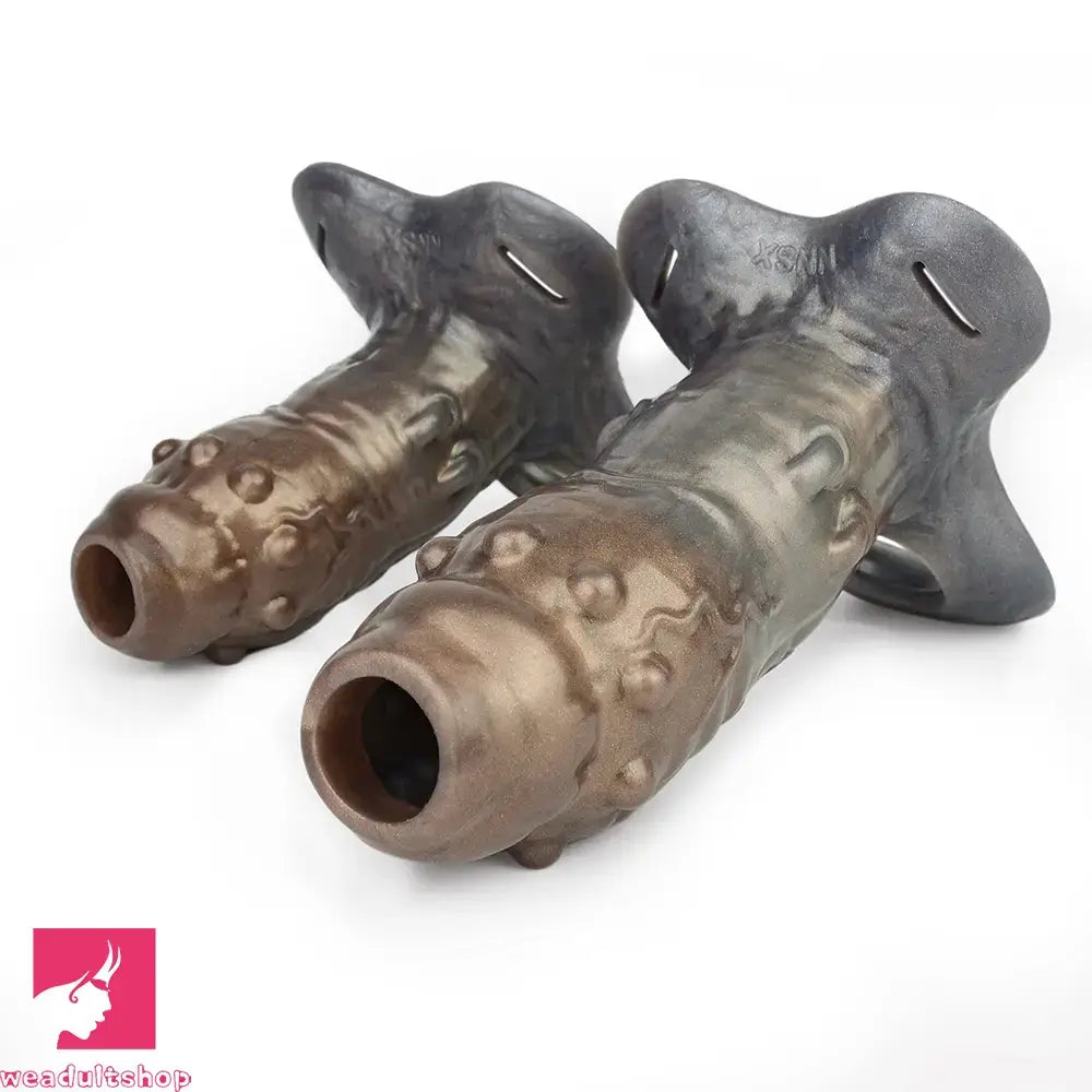 5.2in 6.69in Tentacle Strap on Hollow Dildo Sleeve Reusable Cock Sleeve
