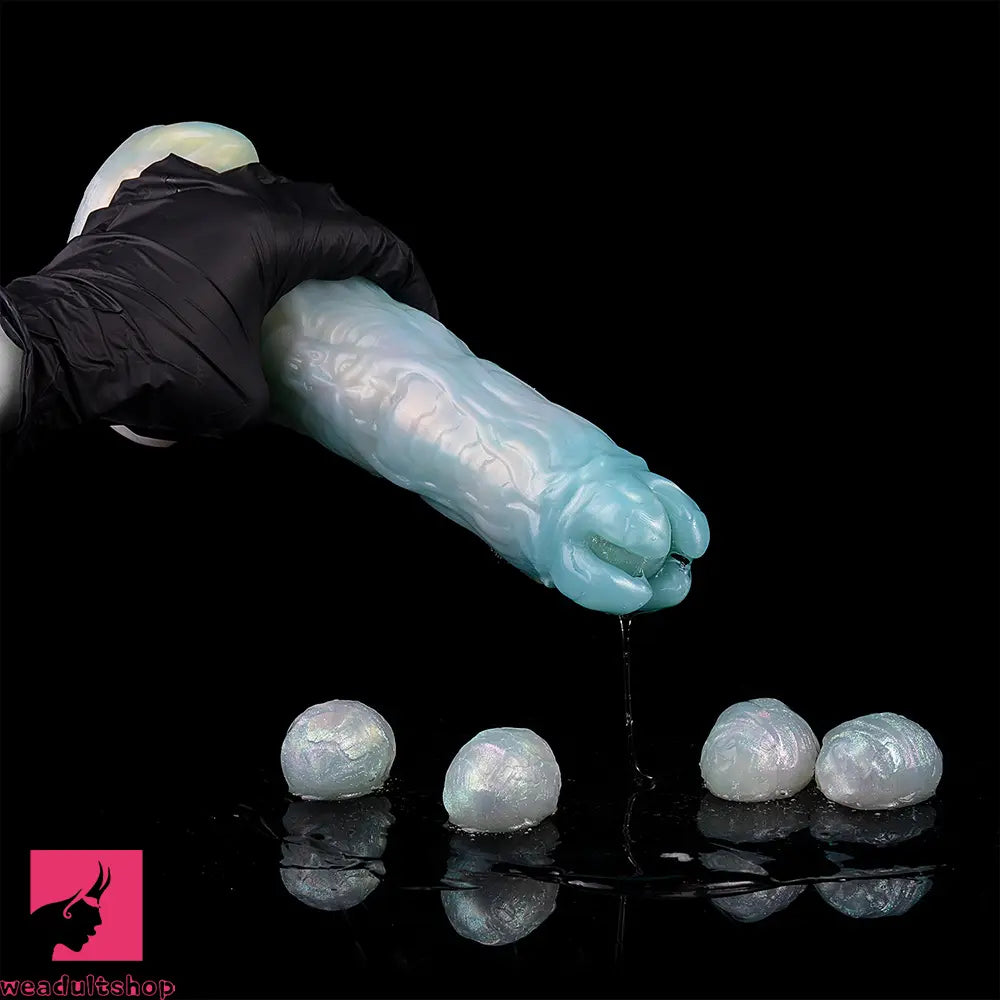 9.52in Ovipositor Egg Laying Inflatable Dildo Soft Masturbator Adult Cock