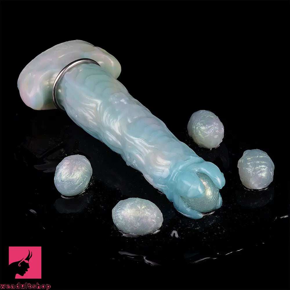9.52in Ovipositor Egg Laying Inflatable Dildo Soft Masturbator Adult Cock