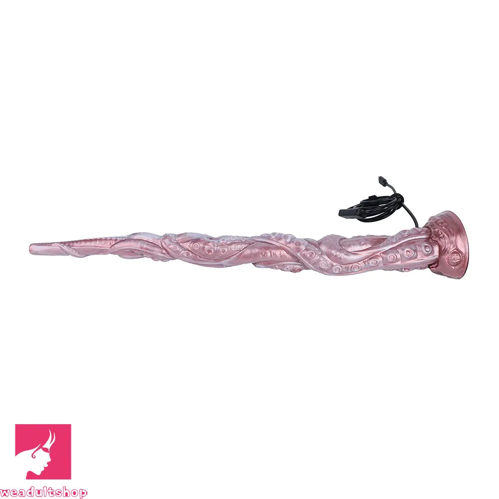 25in Tentacle Huge Long HD Camera Dildo Silicone Adult Toy Anal Stimulation