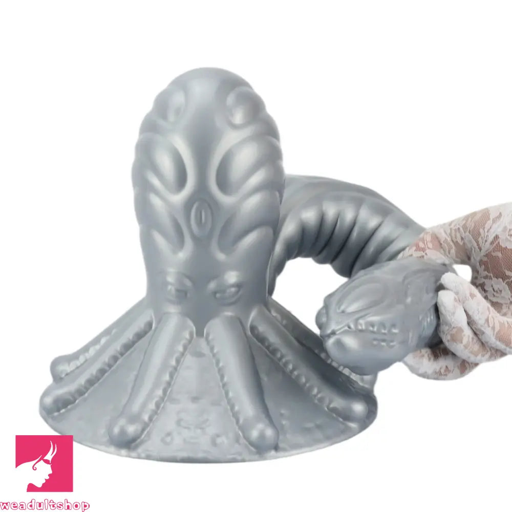 11.81in 17.7in Dual Ended Alien Anal Plug Soft Fantasy Dildo Anal Massage Dilator