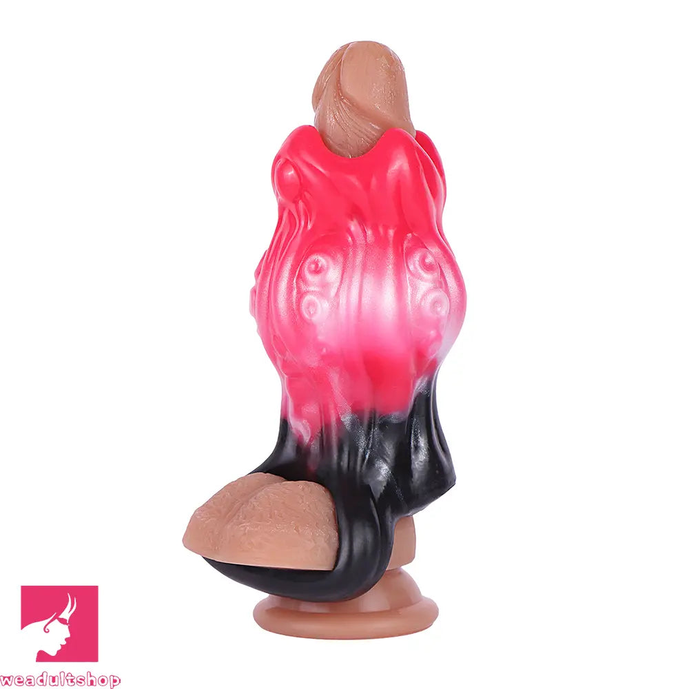 4.4in 5.11in 5.86in Fantasy Tentacle Silicone Dildo Sleeve Crown Top Quality