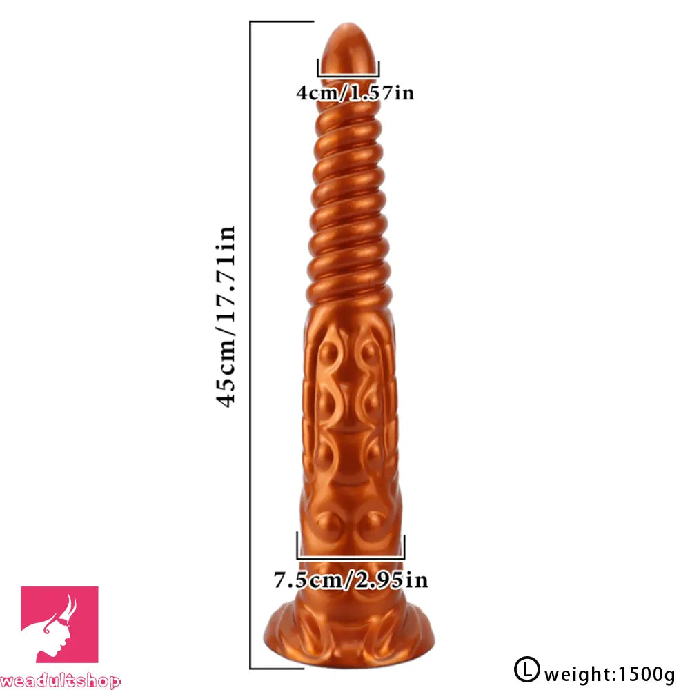 11.02in 14.17in 17.71in Tentacle Long Huge Fantasy Dildo Durable Manual Toy