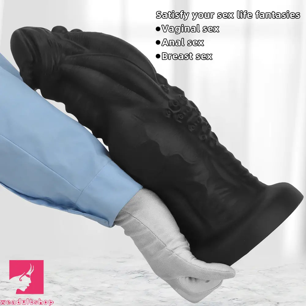 8.85in 9.64in 10.23in 11.41in 12.59in Odd-shaped Large Silicone Anal Dildo