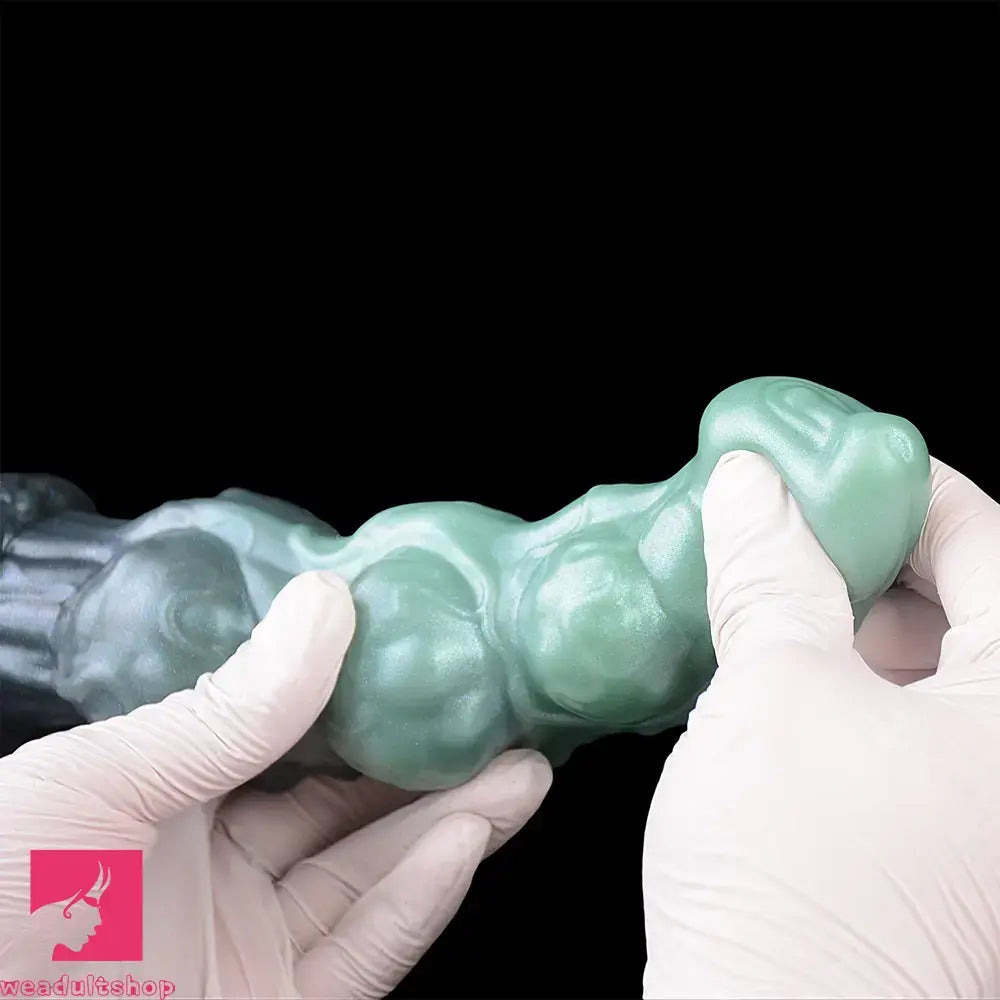 8.85in Platinum Liquid Silicone Penis Sleeve Dildo For Thickening Real Toy