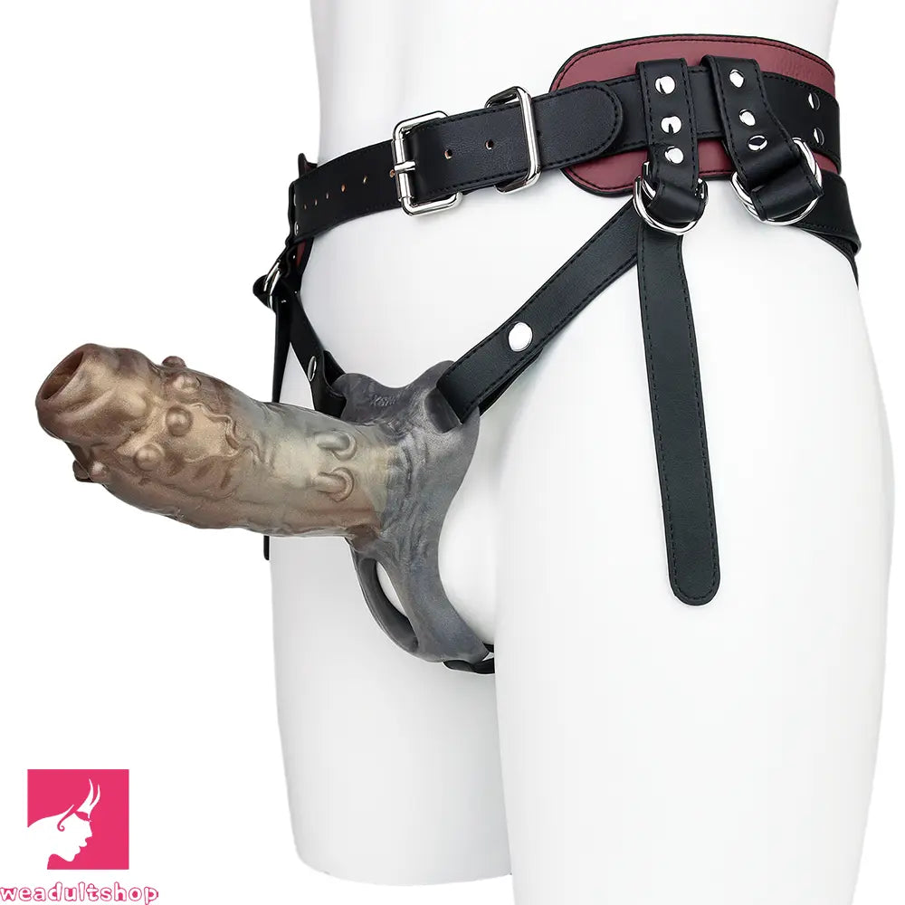 5.2in 6.69in Tentacle Strap on Hollow Dildo Sleeve Reusable Cock Sleeve