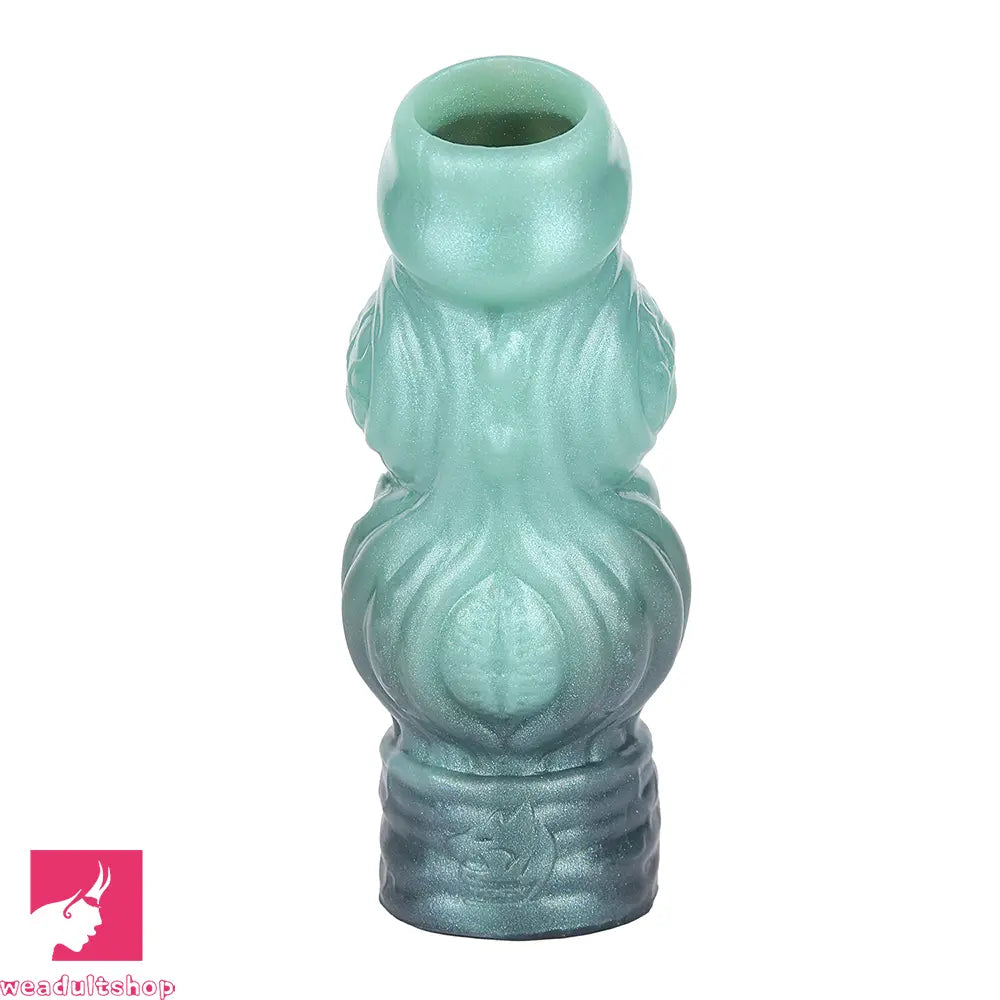 4.6in 5.62in 6.49in Silicone Knot Penis Dildo Sleeve For Women Men Couples